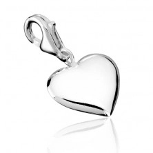 Pandantiv din argint - inimă simetrică