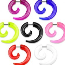 Expander ureche fals în formă de spirală, diverse culori