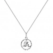 Colier din argint 925 cu semnul zodiacal VĂRSĂTOR