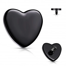 Cap de înlocuire pentru implant din oțel inoxidabil, inimă 4 mm, lățime 1,6 mm, tehnologie de acoperire PVD