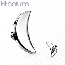 Cap de înlocuire pentru implant din titan, semilună 3 mm, grosime 1,2 mm