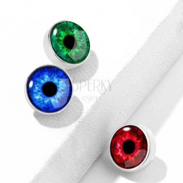 Piesă de schimb pentru implant din oțel chirurgical, ochi colorat, culoare argintie, 1,6 mm