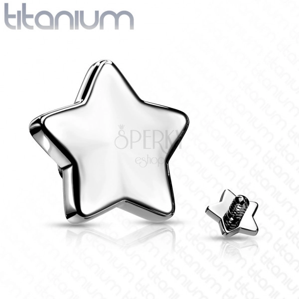 Cap de înlocuire pentru implant din titan, steluță 4 mm, grosime 1,6 mm