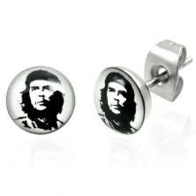 Cercei Che Guevara din oțel cu șurub 6.9 mm