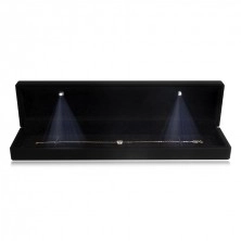 Cutie cadou LED pentru brățară – culoare negru mat, formă alungită