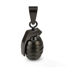 Pandantiv grenadă din oțel