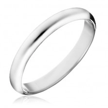 Inel argint 925 - model de nuntă fin, strălucitor