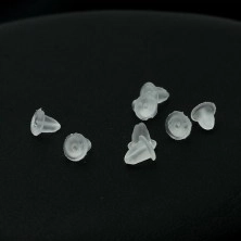 Cercei argint 925 - zircon rotund, arămii, 7 mm